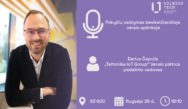 Darius Čepulis: pokyčių valdymas besikeičiančioje verslo aplinkoje